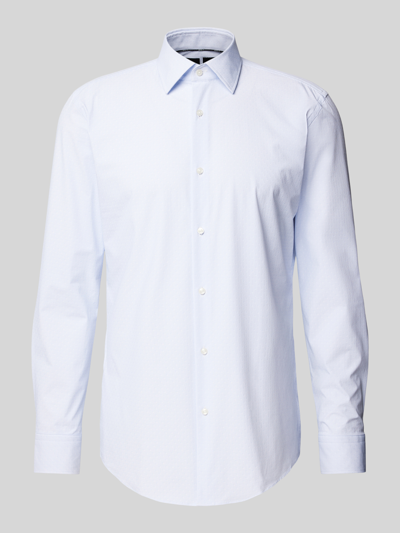 Boss Slim fit zakelijk overhemd met kentkraag model 'Hank'