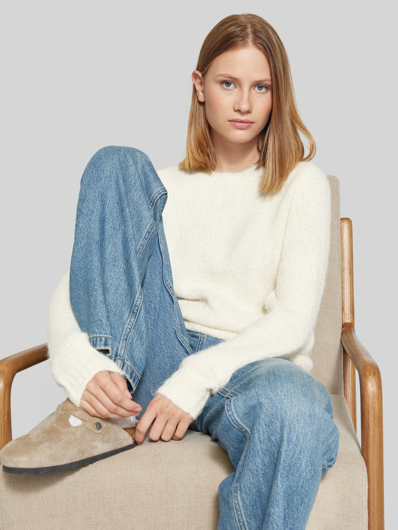 Vero Moda Regular fit gebreide pullover met wol model 'NOVAH'