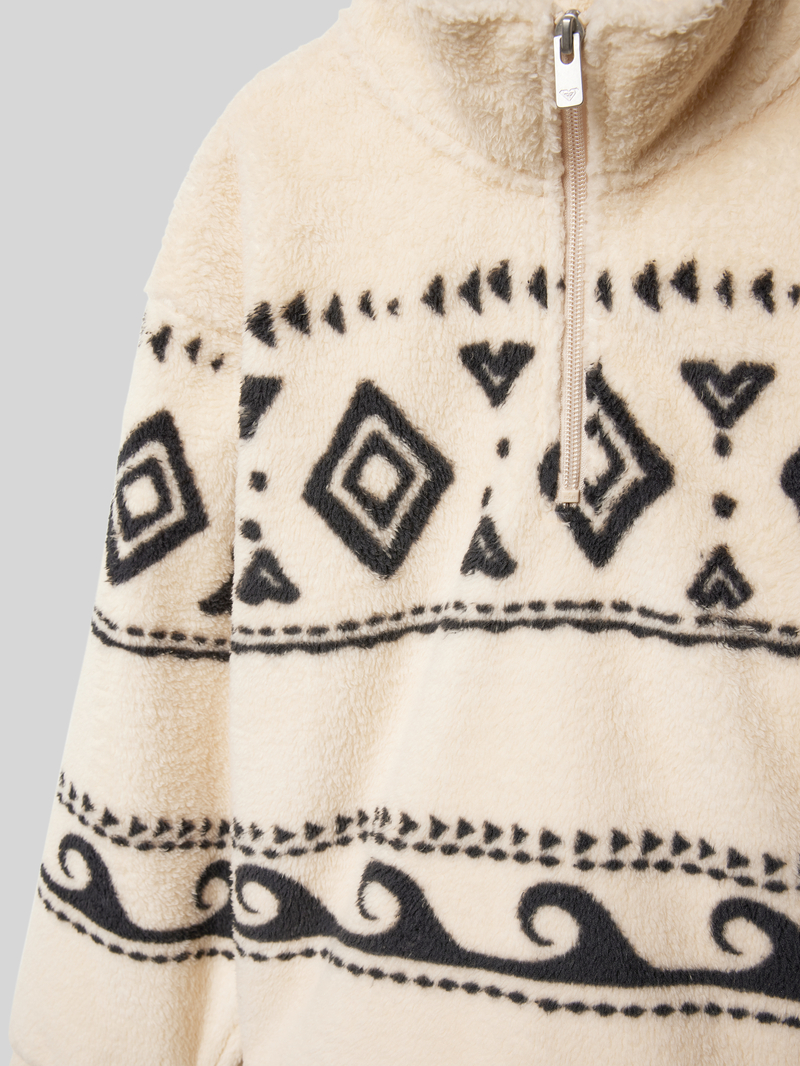 Roxy Sweatshirt met opstaande kraag model 'CALLING ALL MY GIRLS'