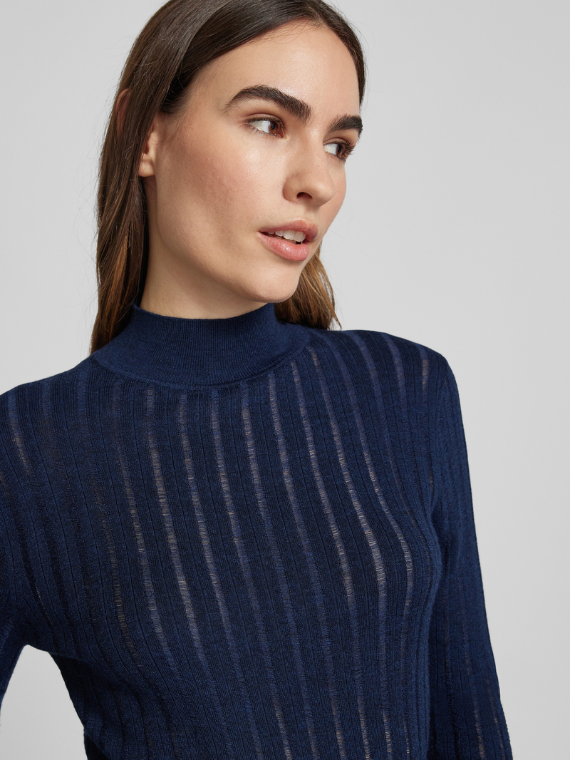 Boss Gebreide pullover met structuurmotief
