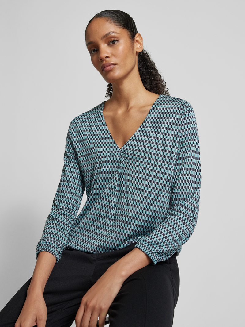 Opus Shirt met 3 4-mouwen model 'Sannah'