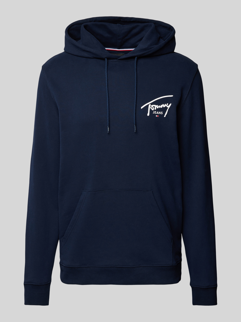 Tommy Jeans Regular fit hoodie met labelprint
