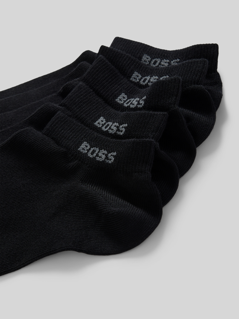 Boss Sneakersokken met labeldetail in een set van 5 paar