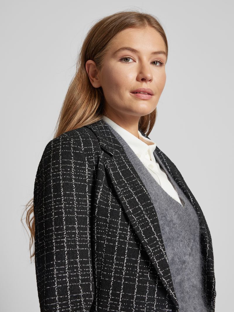 comma Blazer met reverskraag
