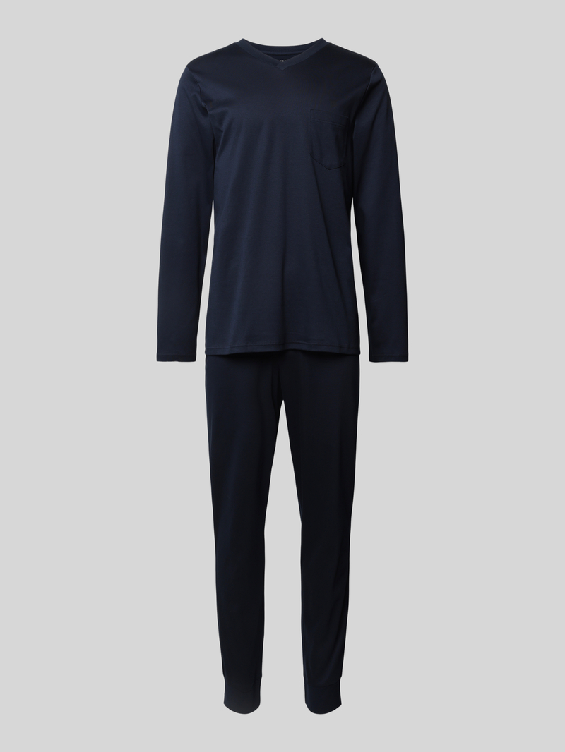 Schiesser Pyjama met borstzak