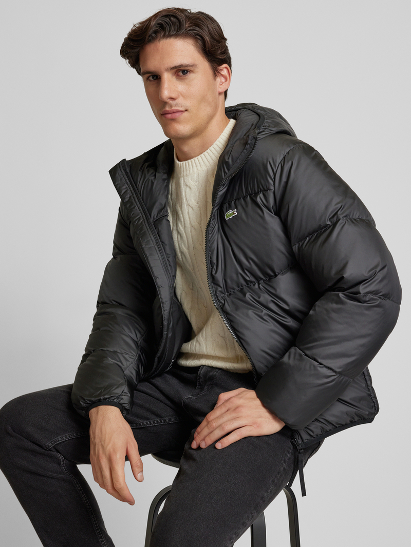 Lacoste Gewatteerd jack met capuchon