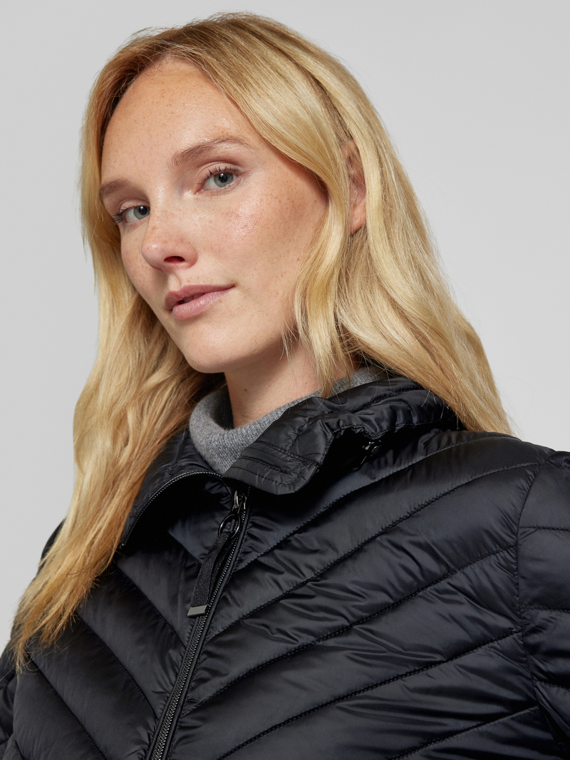 Christian Berg Woman Selection Gewatteerd jack met opstaande kraag