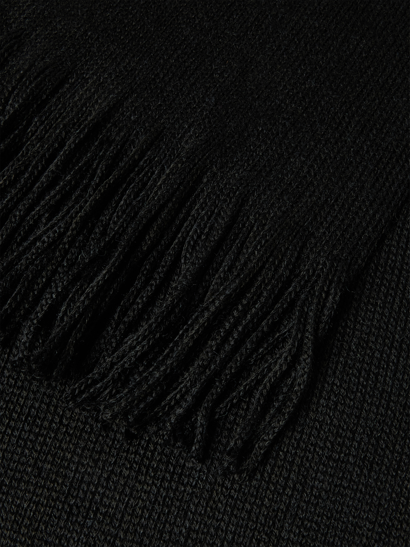 Christian Berg Men Wollen sjaal met franjes