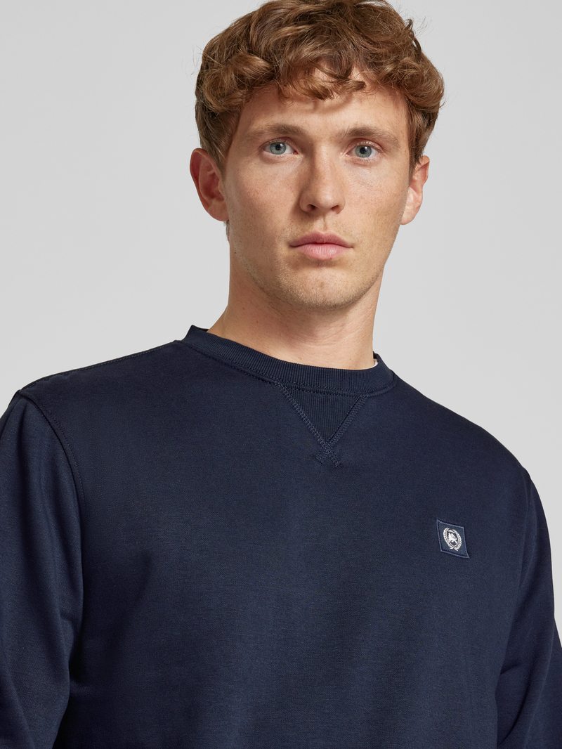 Lerros Sweatshirt met labelstitching