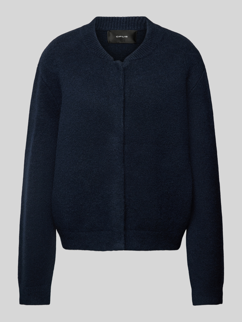 Opus Gebreid jack met drukknoopsluiting model 'Domba'