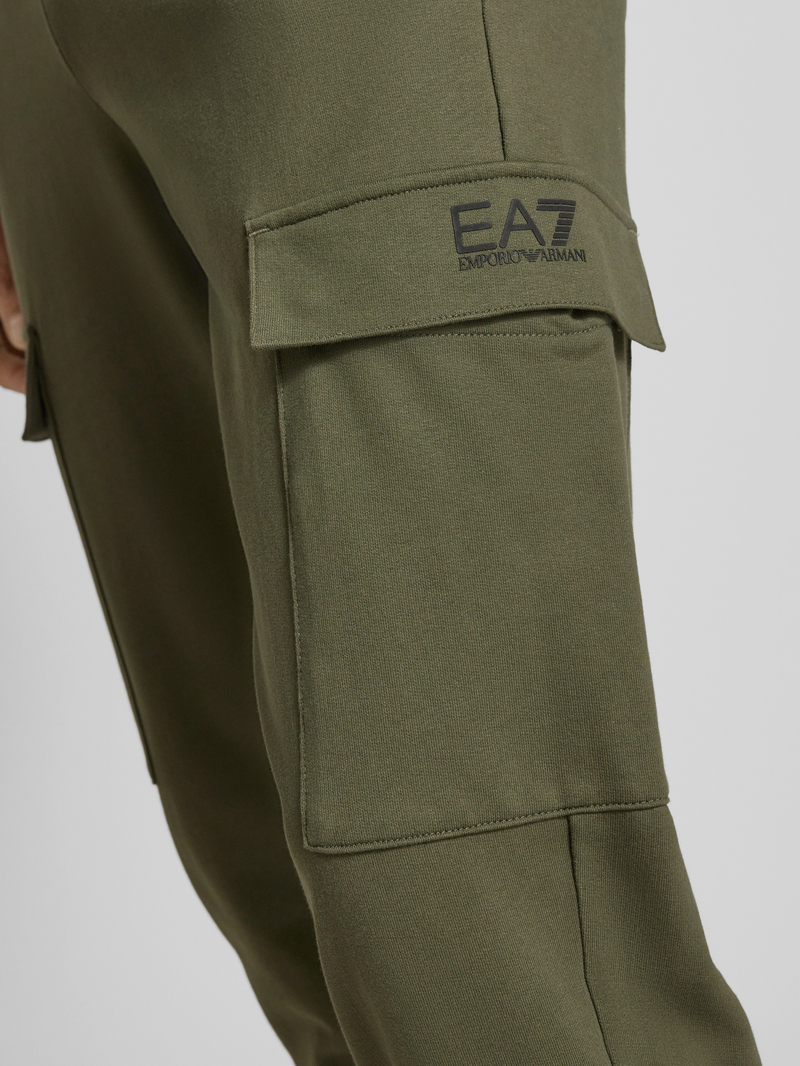 EA7 Emporio Armani Regular fit sweatpants met elastische band