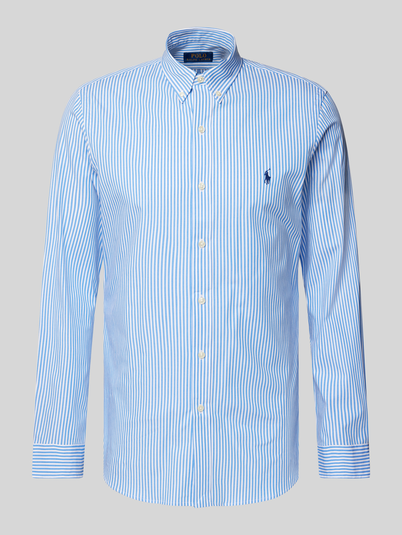 Polo Ralph Lauren Slim fit vrijetijdsoverhemd met labelstitching