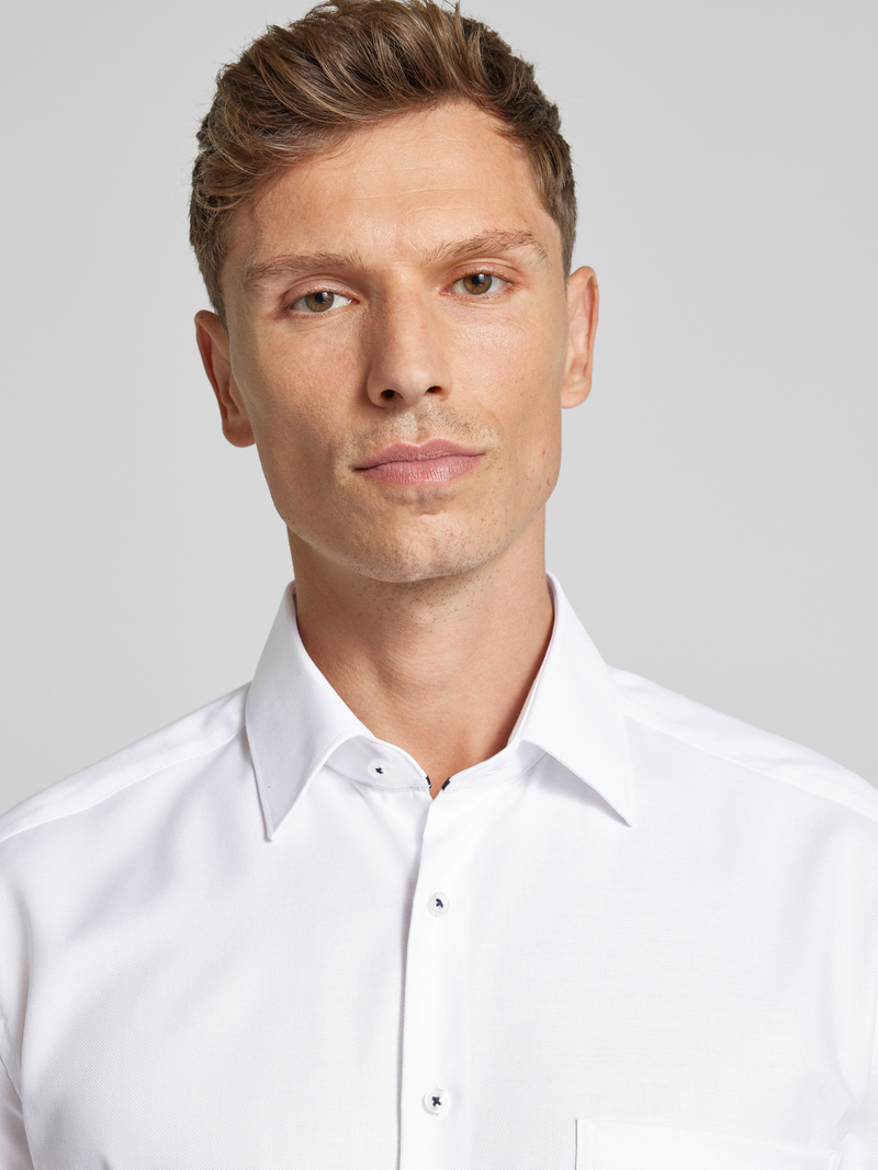 Eterna Comfort fit zakelijk overhemd met kentkraag