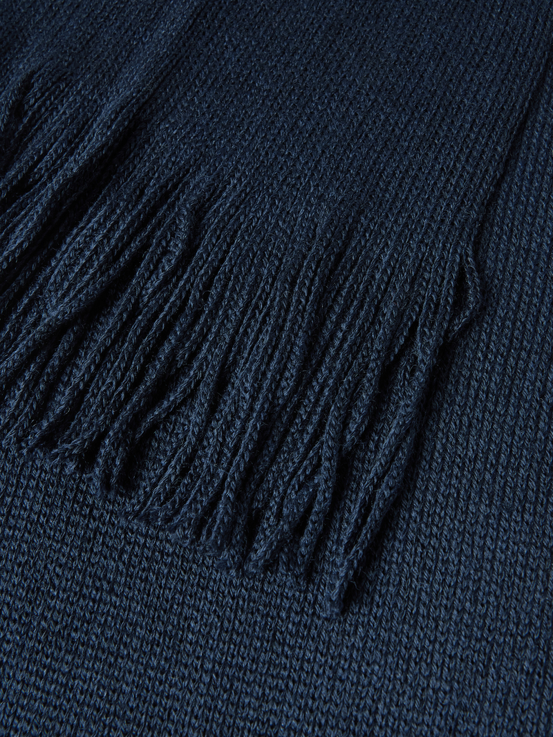 Christian Berg Men Wollen sjaal met franjes