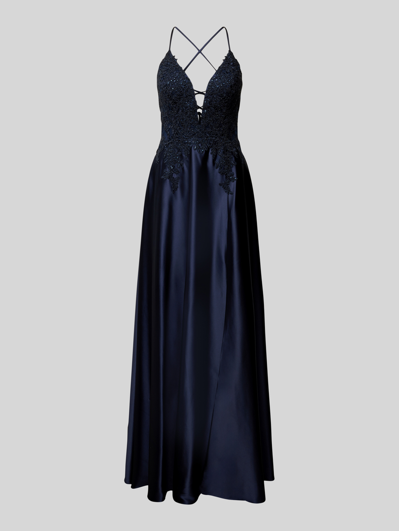 luxuar Avondjurk met strass-steentjes