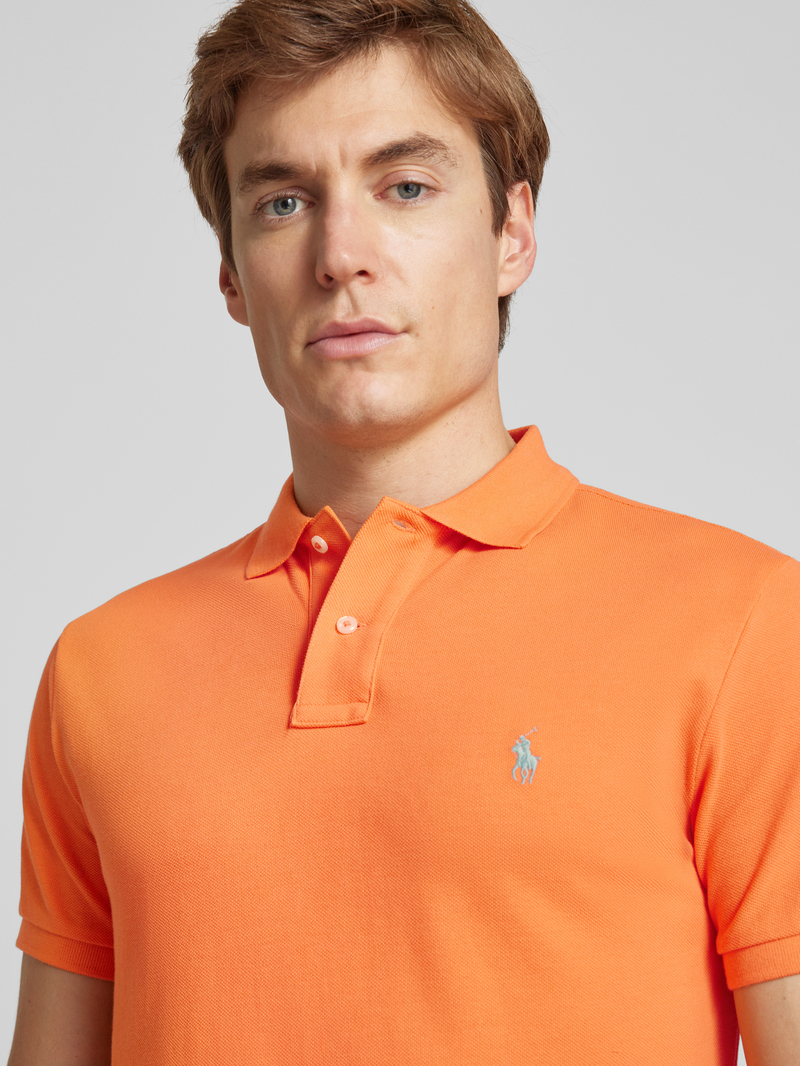 Polo Ralph Lauren Custom slim fit poloshirt van puur katoen