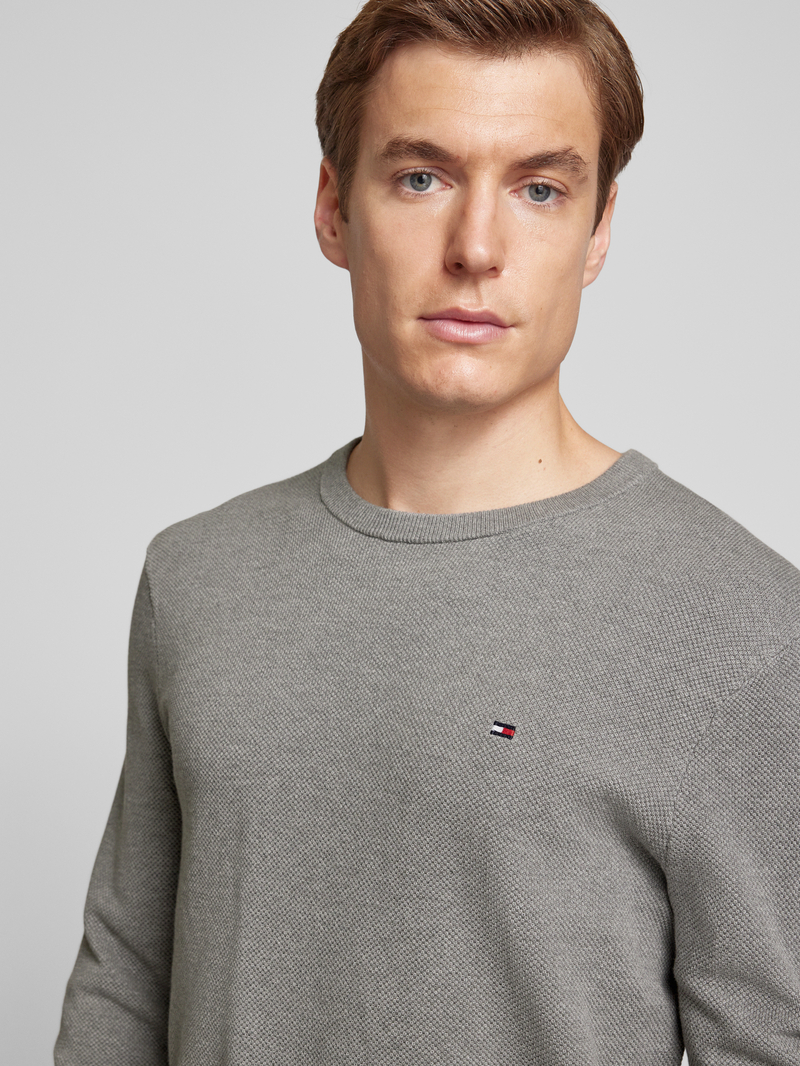 Tommy Hilfiger Gebreide pullover met ronde hals