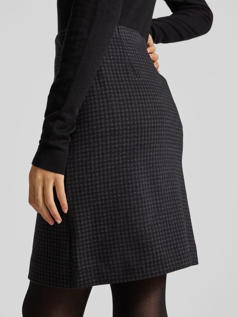 Soyaconcept Knielange rok met elastische band model 'Isobel'