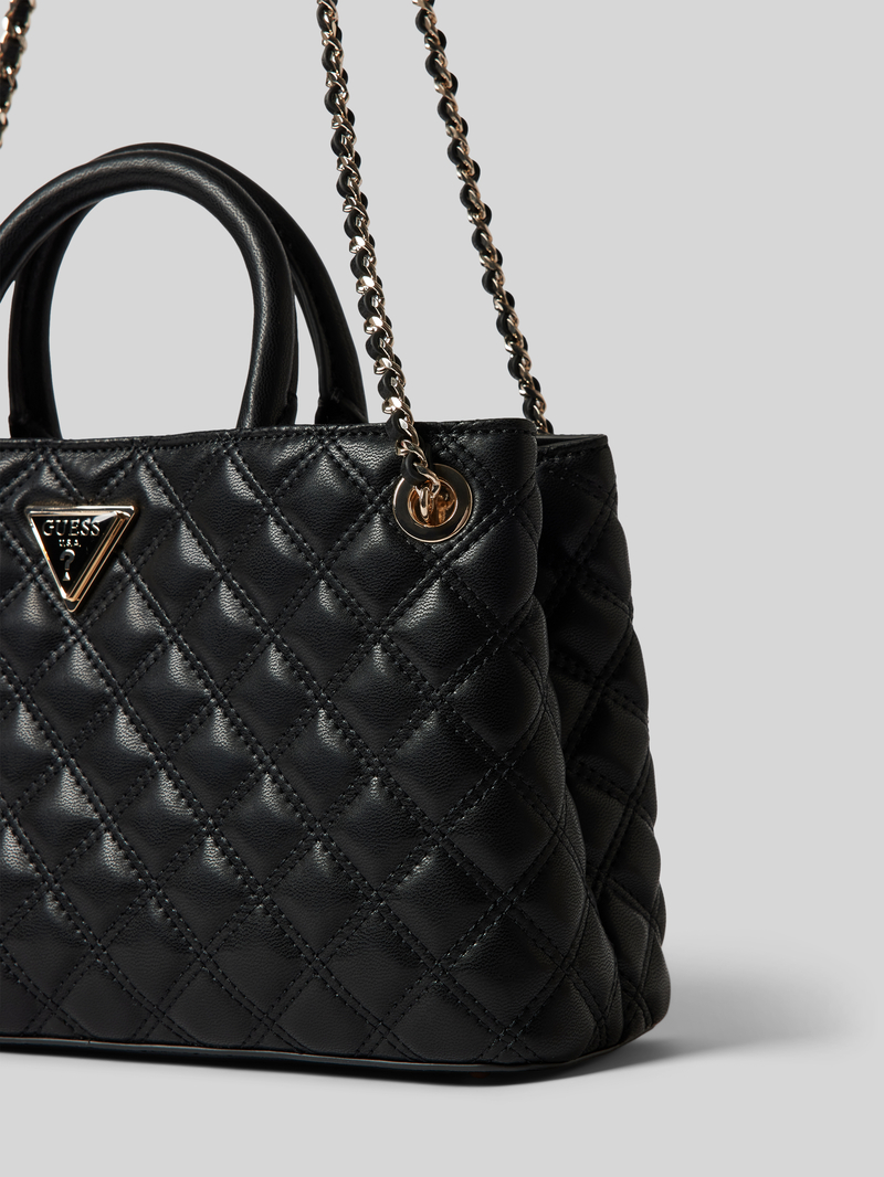 Guess Handtas met doorgestikte naden model 'GIULLY GFRIEND'
