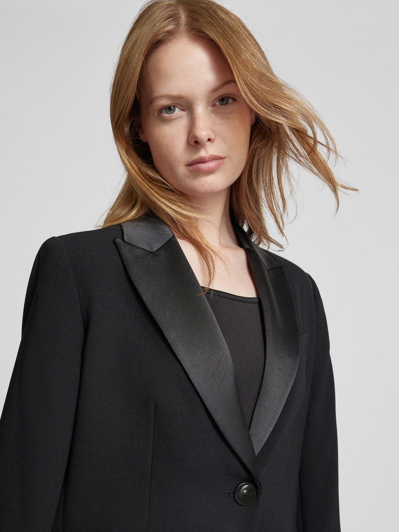 Armani Exchange Regular fit blazer met klepzakken