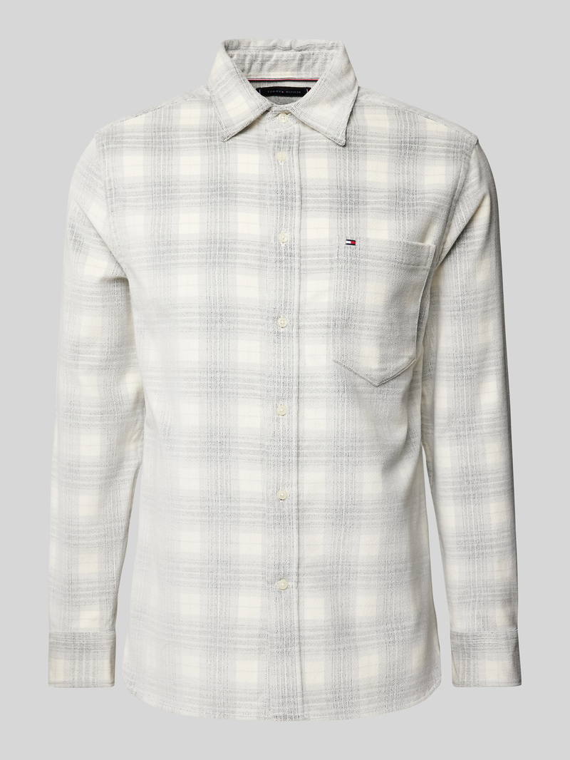 Tommy Hilfiger Regular fit vrijetijdsoverhemd met kentkraag model 'CORDUROY'