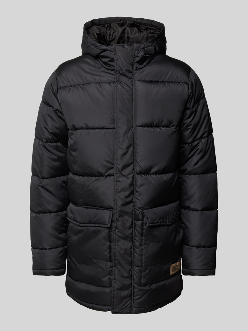 Blend Gewatteerd jack met labelpatch
