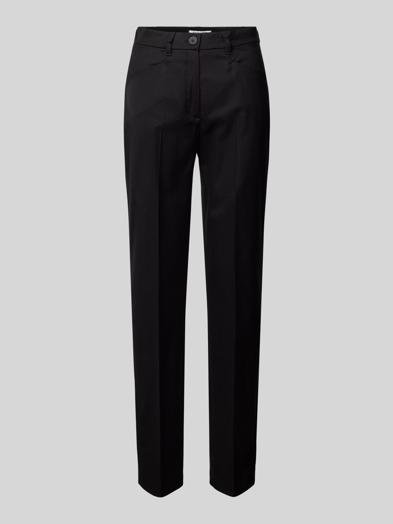 Raphaela By Brax Slim fit stoffen broek met persplooien model 'Pauline'