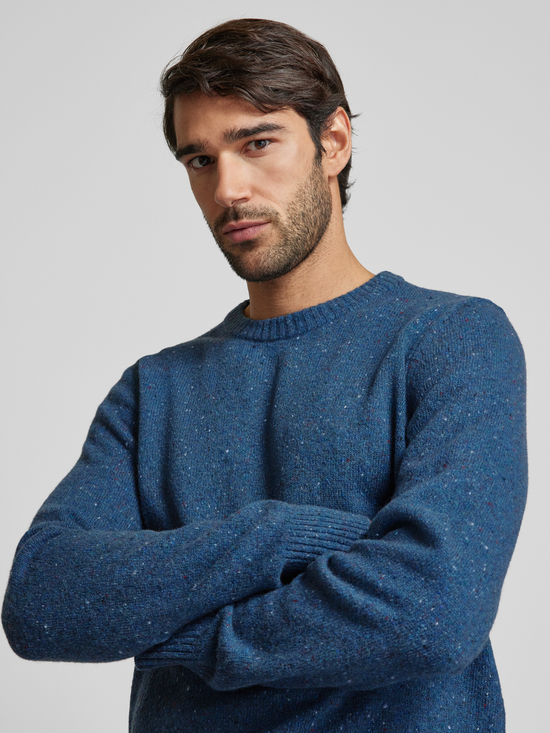 MARC O POLO Regular fit pullover van tweedgaren