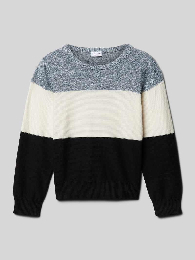 name it Gebreide pullover met ronde hals model 'VOHAN'
