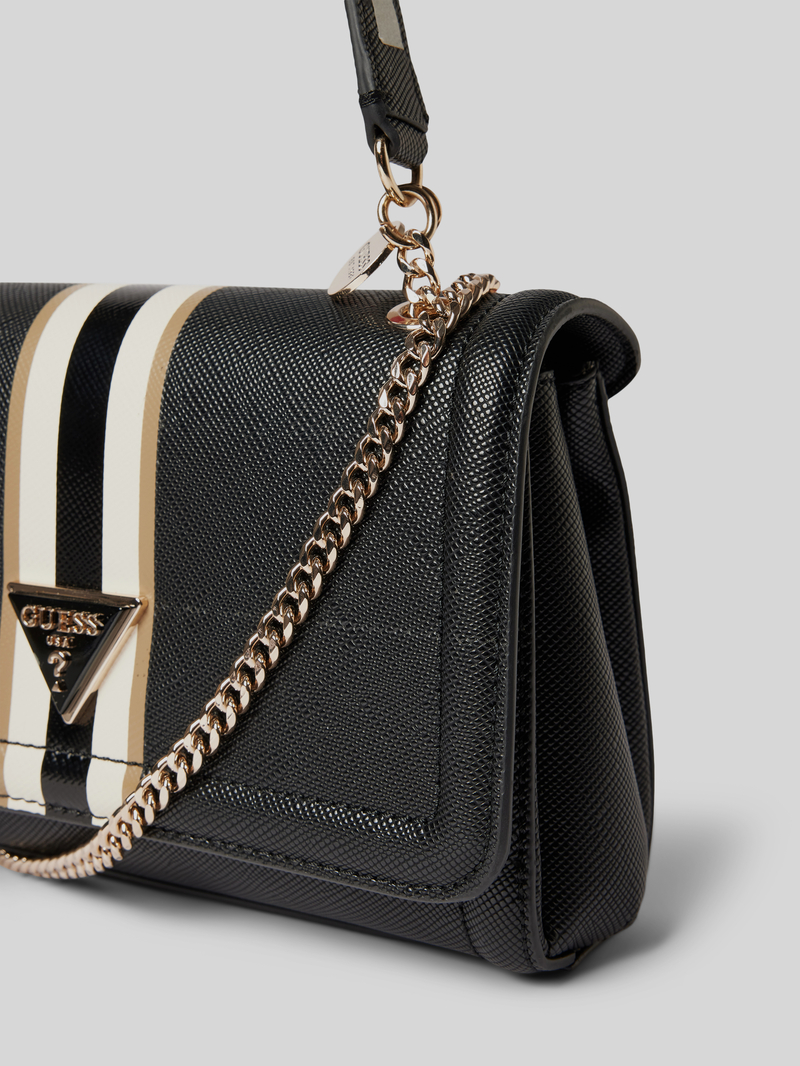 Guess Handtas met labelapplicatie model 'NOELLE'