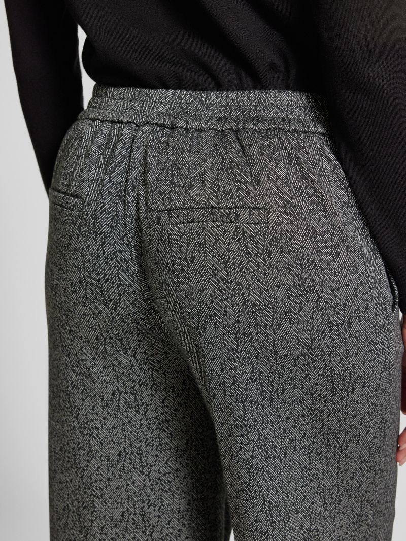 Zero Regular fit stoffen broek met persplooien