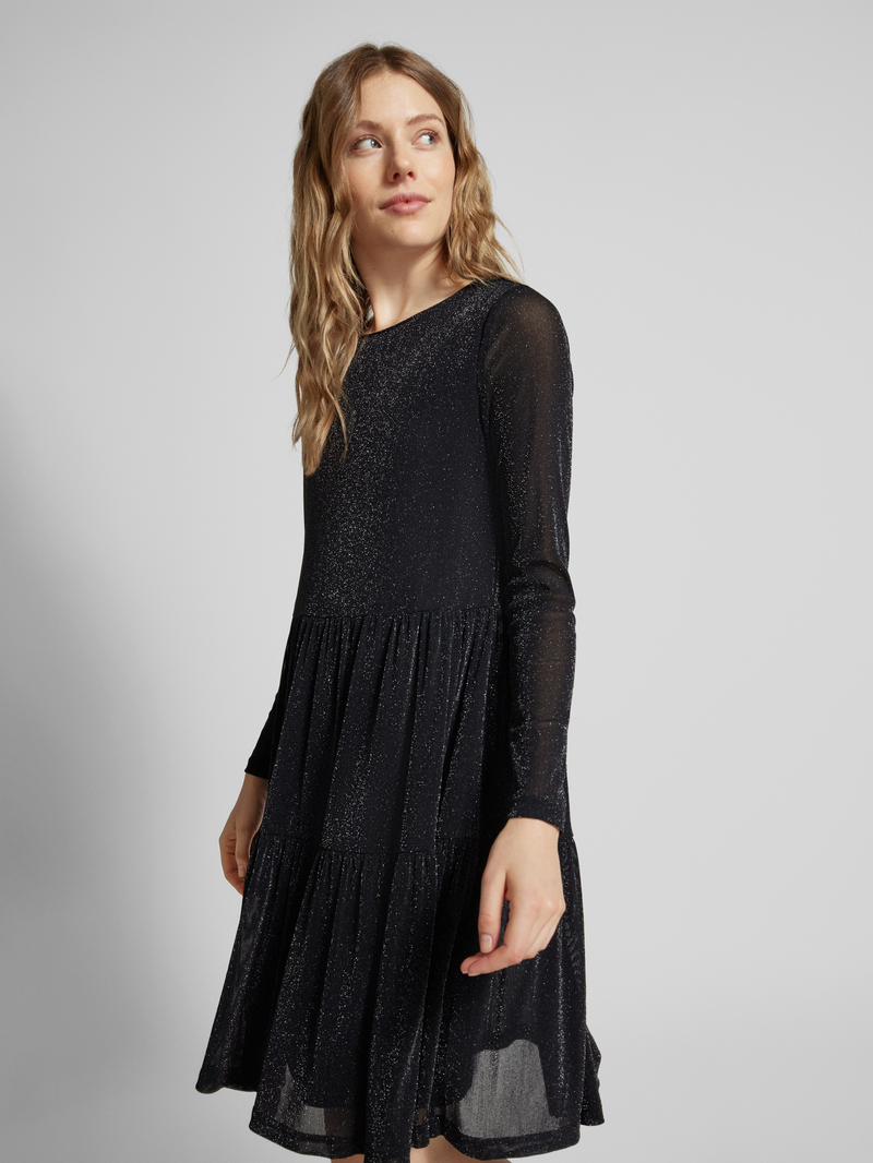 Christian Berg Woman Selection Knielange jurk met ronde hals