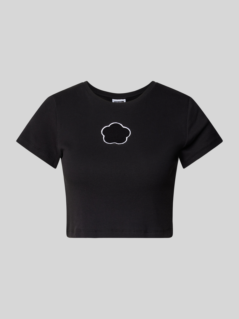 Noisy May Kort T-shirt met cut-out model 'STINE'