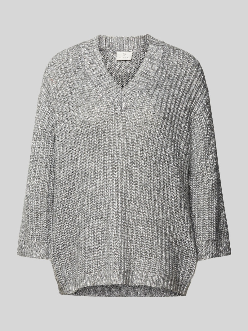 Kaffe Gebreide pullover met V-hals, model 'vinda'