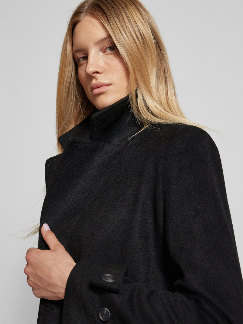 MbyM Lange jas met strikceintuur model 'Kasimira'