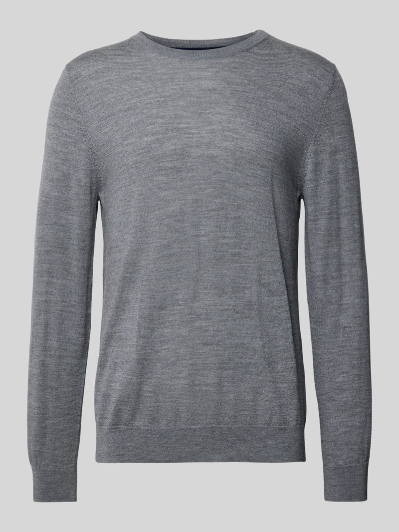 S.Oliver BLACK LABEL Regular fit gebreide pullover van zuivere merinowol