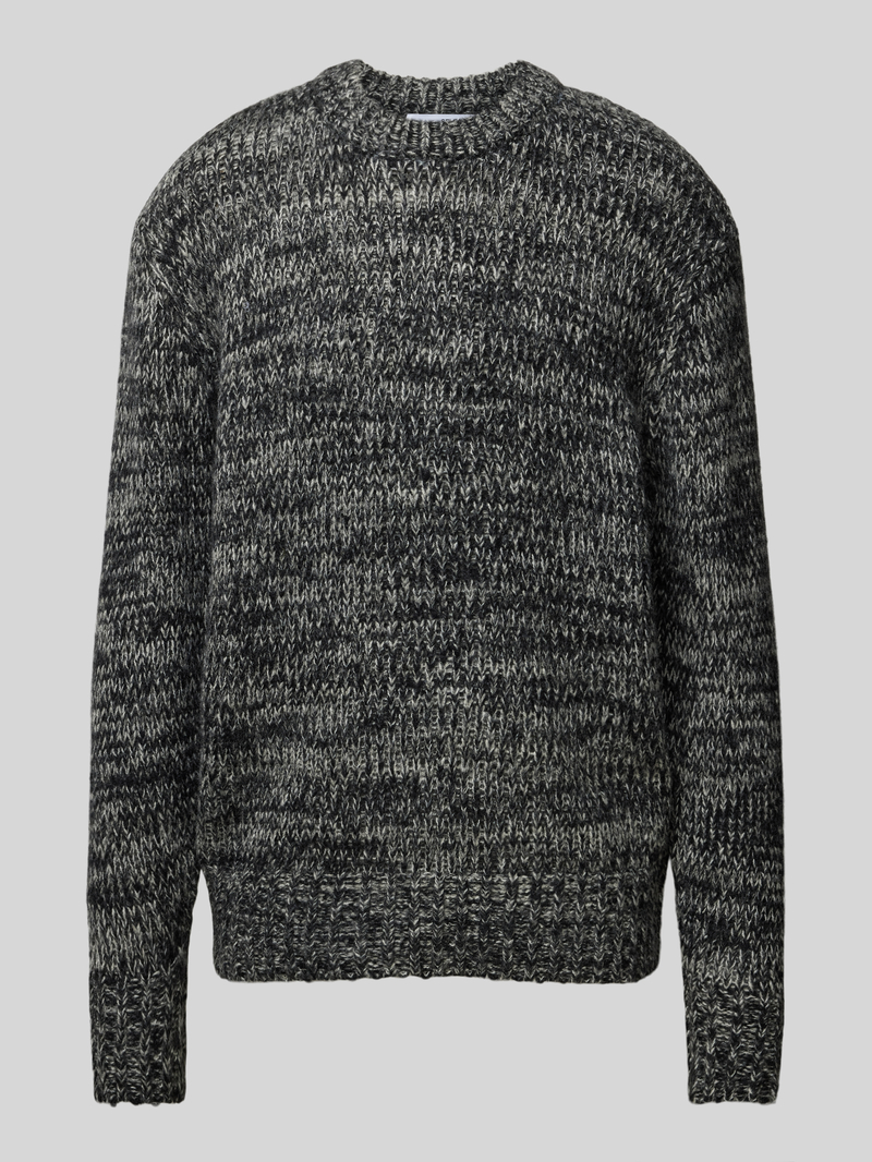 Selected Homme Gebreide pullover met ronde hals model 'PEPPER'