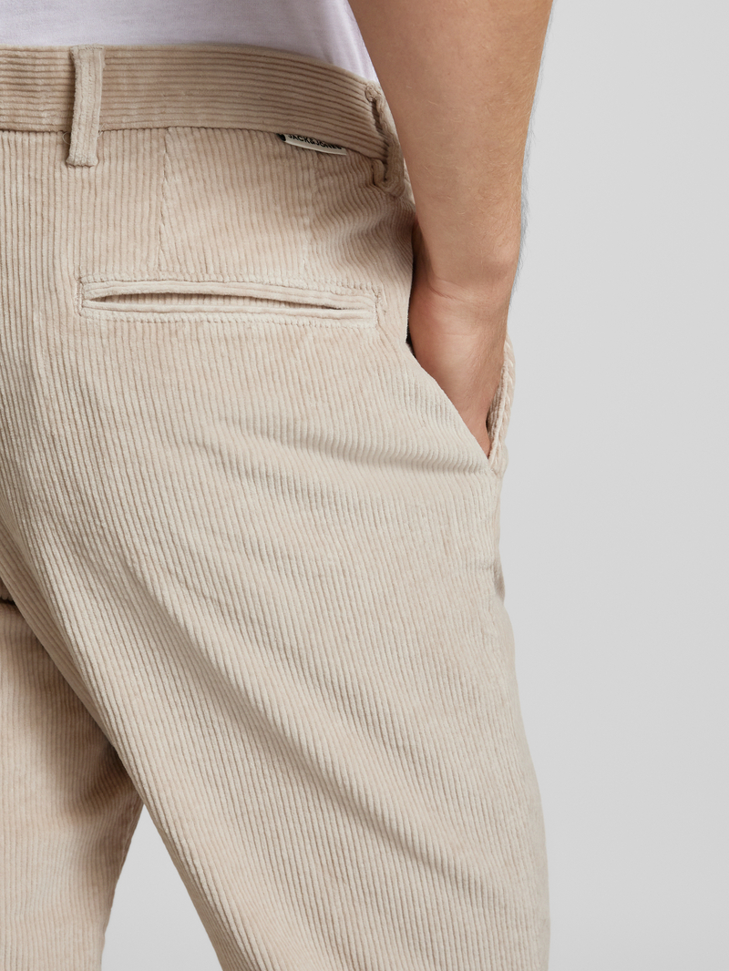 jack & jones Tapered fit corduroy broek met steekzakken model 'CORDUROY'