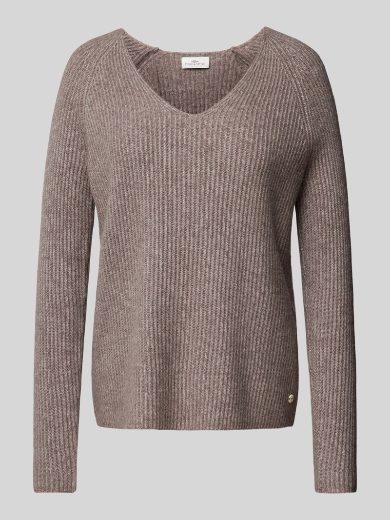 FYNCH-HATTON Gebreide pullover met V-hals