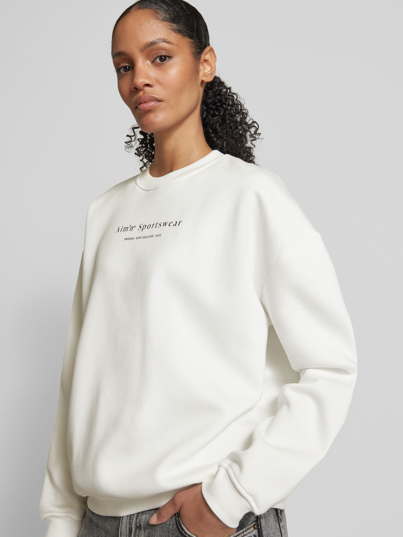 AIMN Sweatshirt met kapmouwen