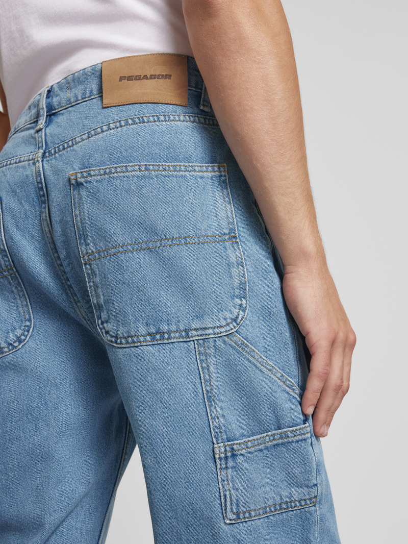 Pegador Baggy fit jeans met labeldetail model 'DAULE'