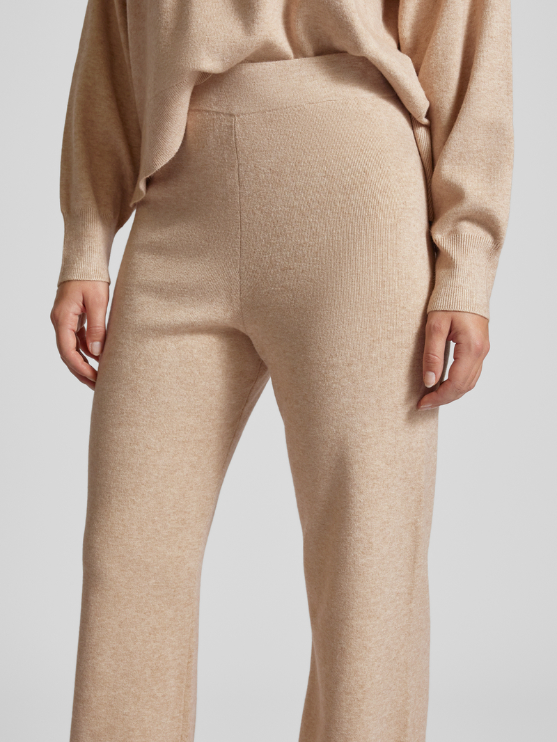 Tom Tailor Denim Straight fit gebreide broek met elastische band