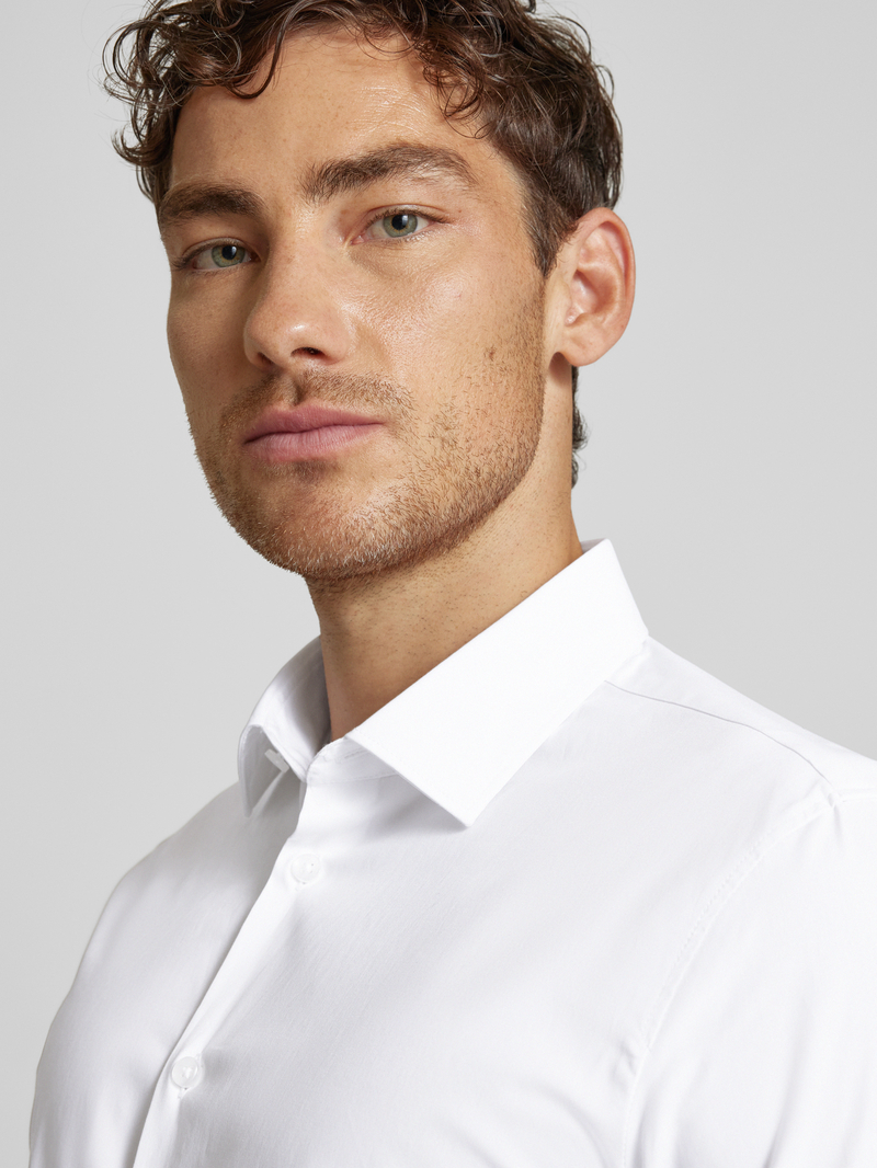 s.Oliver BLACK LABEL Slim fit zakelijk overhemd met stretch