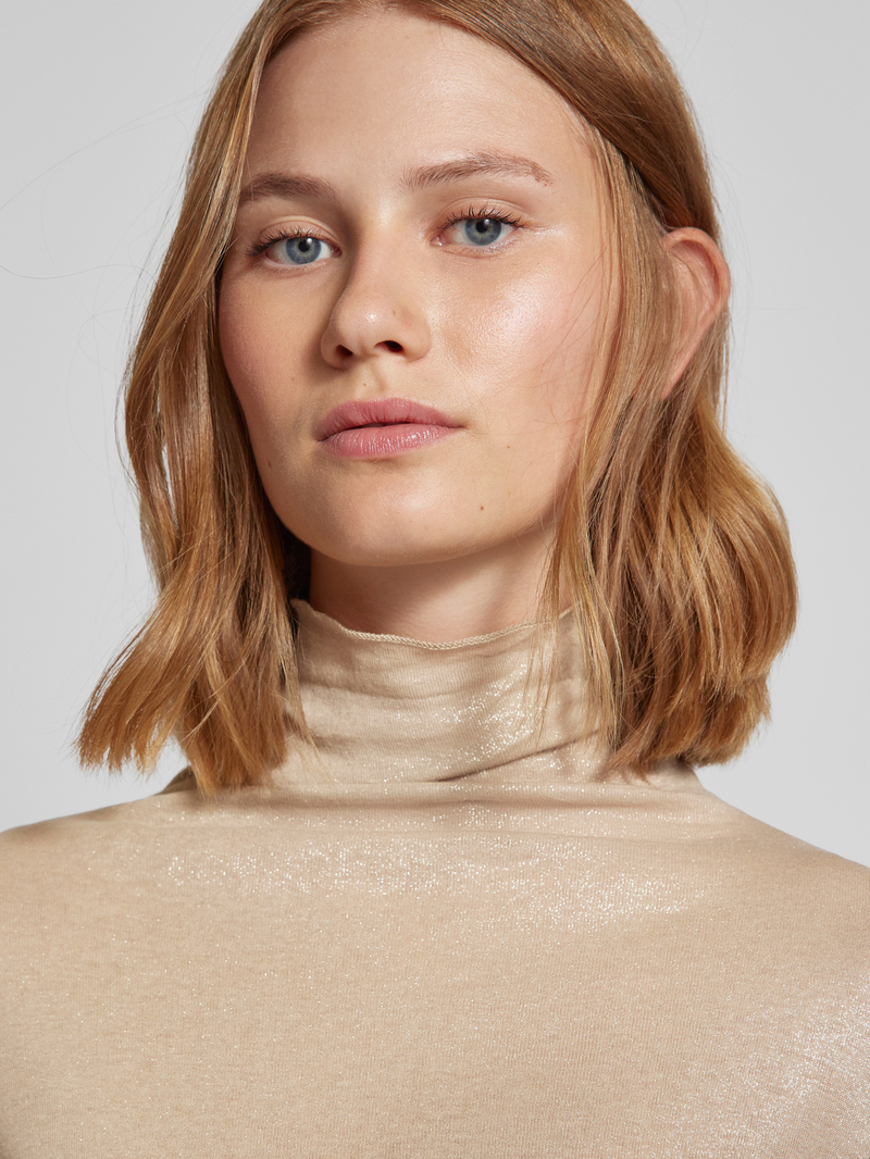 LUISA CERANO Shirt met lange mouwen en col