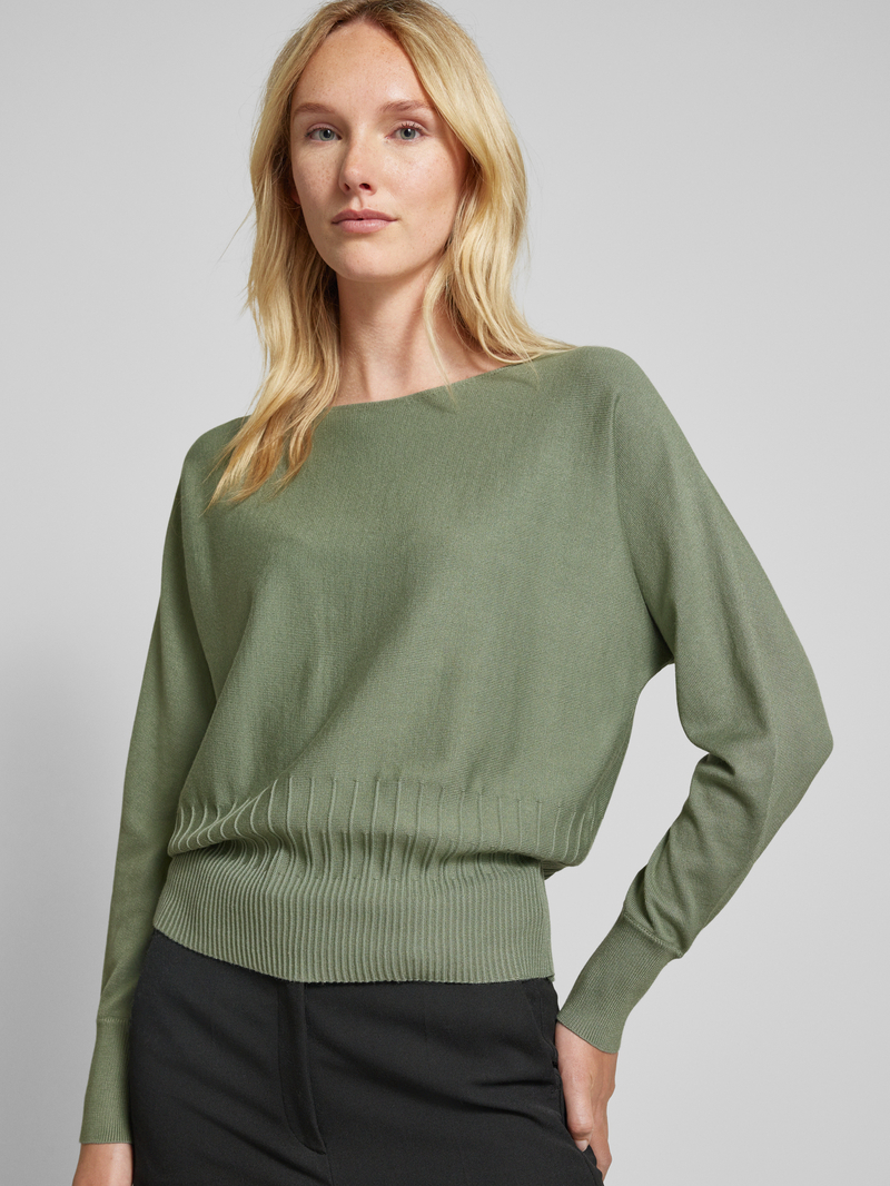 s.Oliver BLACK LABEL Regular fit gebreide pullover met breipatroon