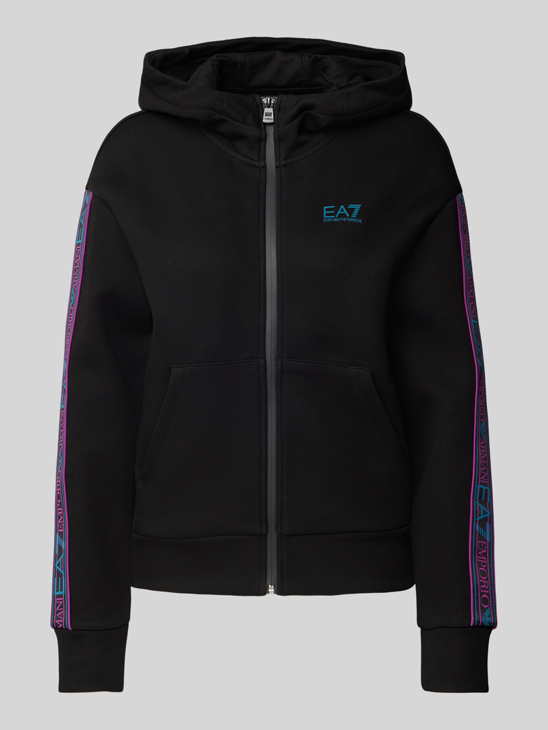 EA7 Emporio Armani Sweatjack met labelprint
