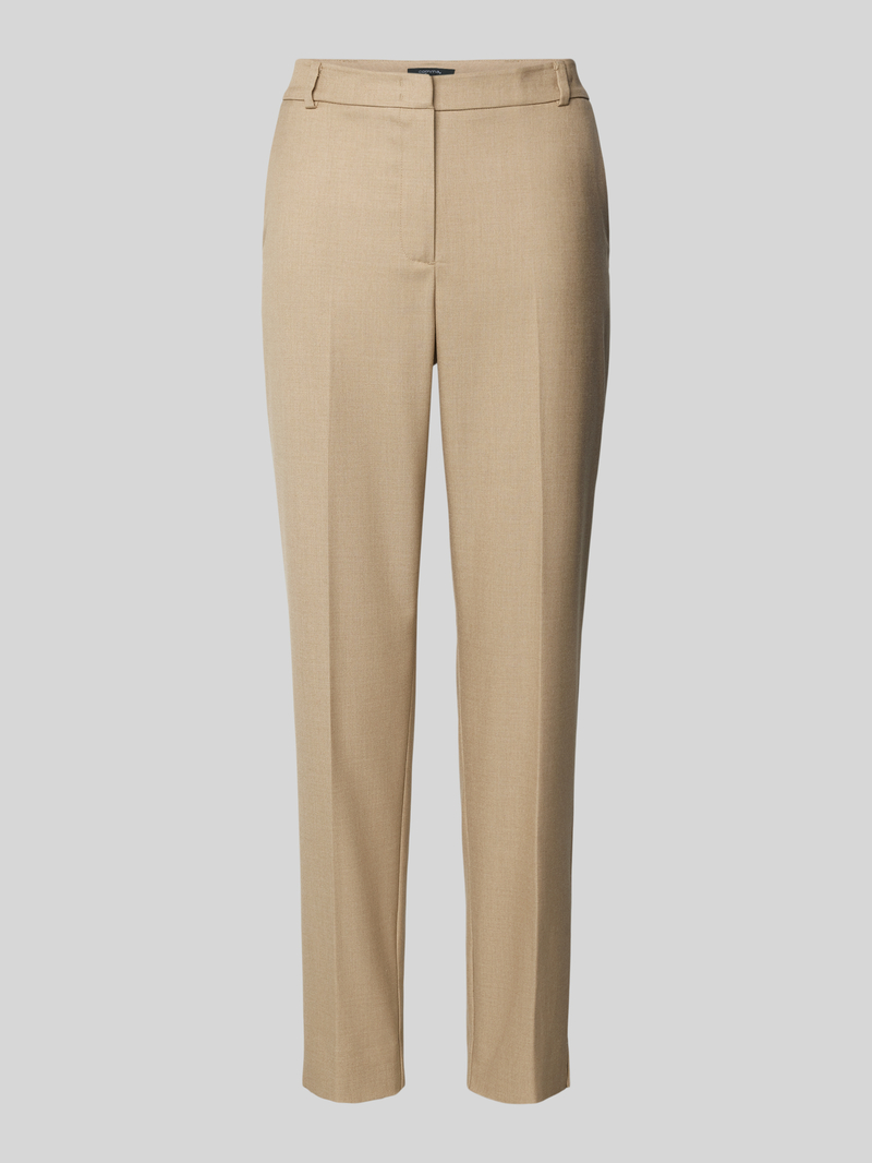 comma Stoffen broek met persplooien