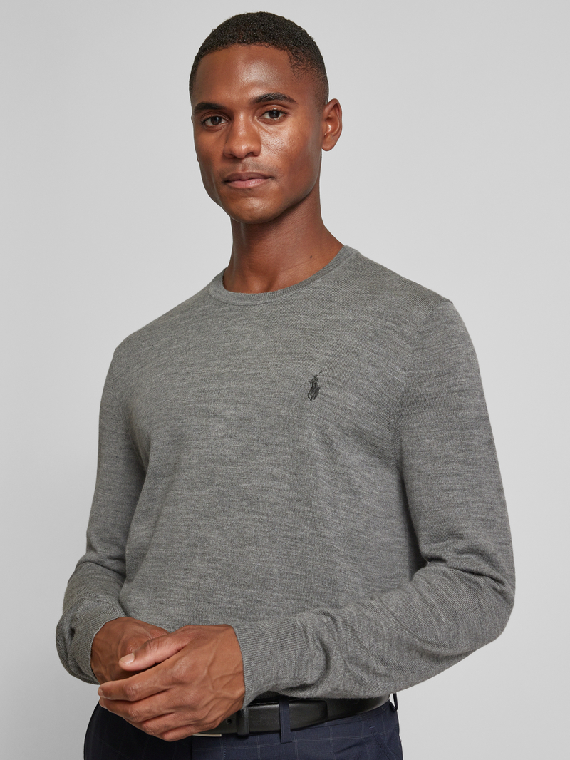 Polo Ralph Lauren Slim fit gebreide pullover van zuivere wol