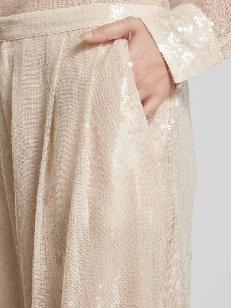 Boss Orange Broek met pailletten model 'TALLETS'