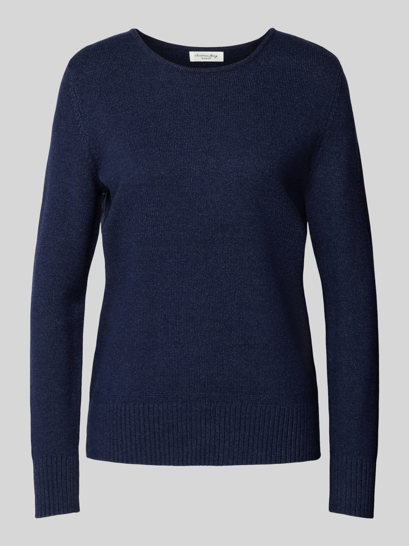 Christian Berg Woman Gebreide pullover met ribboorden